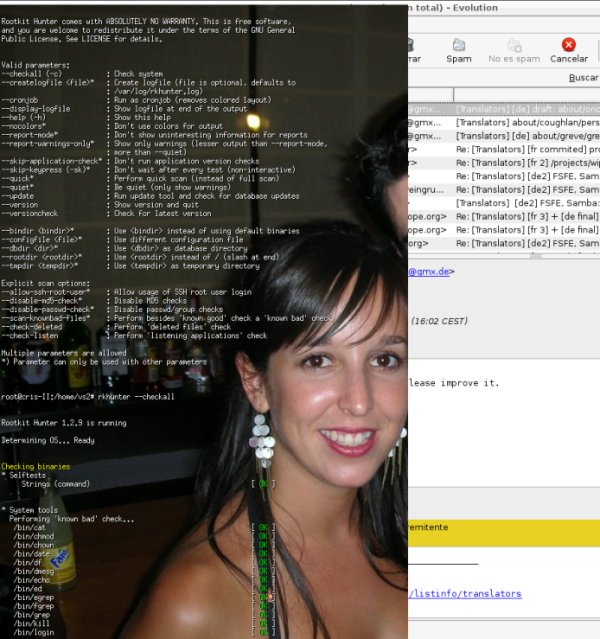 Consola transparente